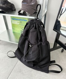 WEGO 【ユニセックス着用ITEM】メッシュポケットナップサック