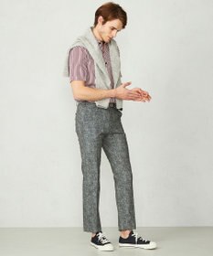 JOSEPH ABBOUD 【イージーケア】ストライプ 半袖シャツ