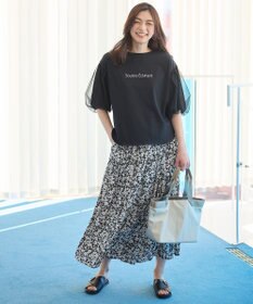 ANY 【洗濯機可/接触冷感/UVケア】エニィファンクションバルーンスリーブTシャツ