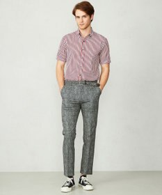 JOSEPH ABBOUD 【イージーケア】ストライプ 半袖シャツ