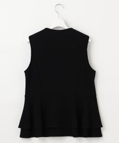 Feroux 【洗える】ペプラム ダンボールジレ