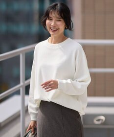 ANY L 【洗濯機可】ダブルフェイスジャージープルオーバー