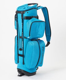 PW CIRCULUS 【UNISEX】デタッチャブル キャディバッグ シボ感のあるナイロンワッシャー素材