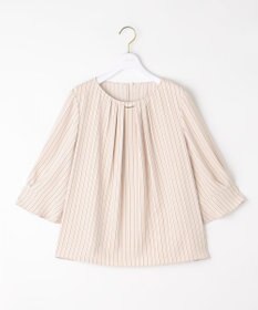 ANY SIS L 【洗える】ラッフルフレアジョーゼット ブラウス