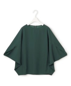 ICB 【新色追加・WEB限定カラーあり・UVケア・接触冷感・速乾・防シワ・洗える】FluidBackSatin ドルマンスリーブブラウス