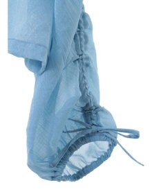 earth music&ecology キラキラシアーギャザーシャツ