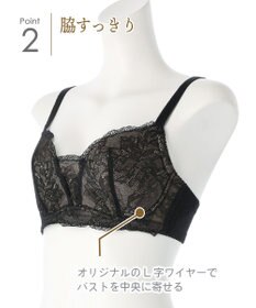 Wing Wing Lesiage 【1000シリーズ】 3/4カップブラ PB1001 ウイング／ワコール