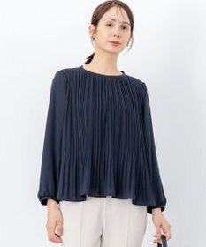 組曲 S 【WEB限定】ジョーゼットシフォンプリーツ ブラウス