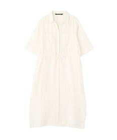 YECCA VECCA フレンチリネンドロストワンピース