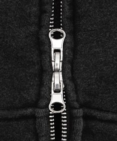 WEGO 【ユニセックス着用ITEM】ショートノースリーブZIPパーカー