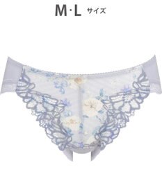 WACOAL ショーツ 【リボンブラ 脇すっきり】 BRB433とペア はきこみ丈あさめ ナイロンベア天竺素材(バック) レディース PRA133 /ワコール