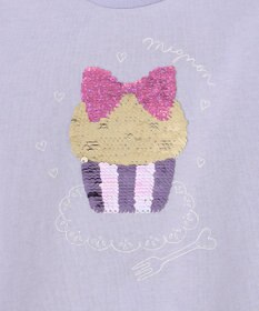 ANY KIDS 【綿100%】ドロップショルダーミラクルスパンコールTシャツ