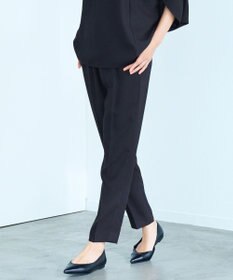 ICB L 【新色追加・WEB限定カラーあり・接触冷感・UVケア・速乾・防シワ・洗える】 FluidBackSatin  ドロストパンツ