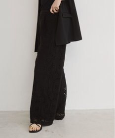 WEGO 【ANGIE VINTAGE】クロシェレースワイドイージーパンツ