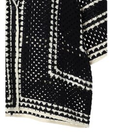 AMERICAN HOLIC クロシェ半袖カーディガン