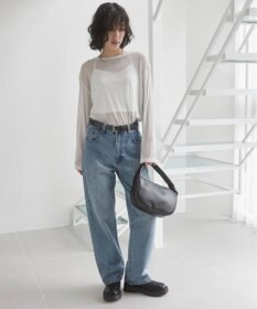 WEGO 【ANGIE VINTAGE】ワイドスリーブラメシアートップス