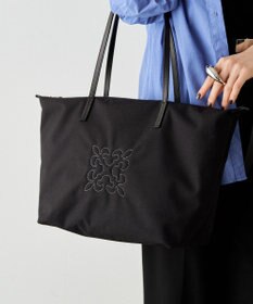 russet ＜390g/撥水性あり＞天ファスナー付きコーデュラナイロントートバッグ(CE-1560)