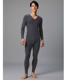 WACOAL MEN インナーボトム メンズ 発熱インナー【エクス（R）】 吸湿発熱繊維 保温性 消臭性（汗臭・加齢臭） ストレッチ素材 ズボン下 足首丈 前開き GS6221 /ブロス