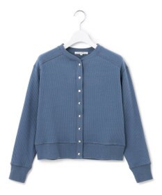 23区 【SLOW/一部店舗限定】ワイドリブジャージー カーディガン