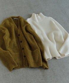 UNFILO MENS バルキー タートルネック ニット