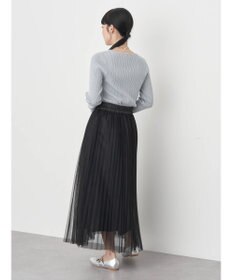 earth music&ecology ランダムリブパールニットプルオーバー