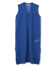 BEIGE， 【洗える】MILANO / リネン混シアーロングジレカーディガン