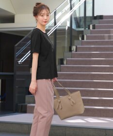 Tiaclasse 【洗える】バックフリルカットソー