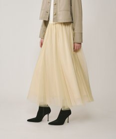 GRACE CONTINENTAL ラメチュールスカート