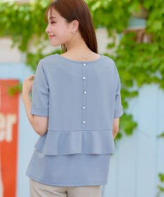 Tiaclasse 【洗える】バックフリルカットソー