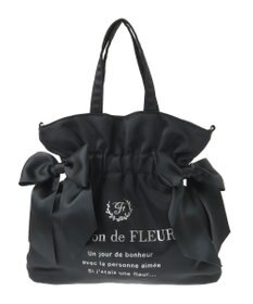 Maison de FLEUR ダブルリボン2Wayトートバッグ