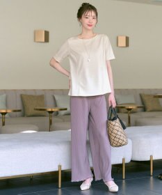 Tiaclasse 【洗える】バックフリルカットソー