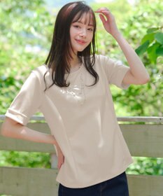 Tiaclasse 【洗える】バックフリルカットソー