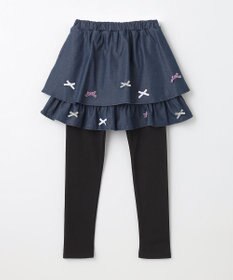 ANY KIDS デニム ニット スカッツ