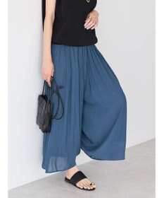 AMERICAN HOLIC エアリーギャザーガウチョパンツ【裏地：接触冷感】