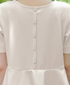 Tiaclasse 【洗える】バックフリルカットソー