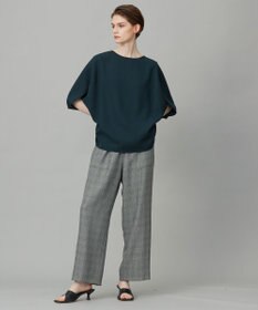 ICB 【新色追加・WEB限定カラーあり・UVケア・接触冷感・速乾・防シワ・洗える】FluidBackSatin ドルマンスリーブブラウス