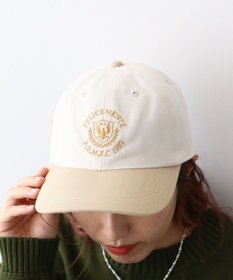 CRAFT STANDARD BOUTIQUE エンブレム刺繍バイカラーキャップ