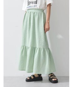 earth music&ecology ドットドビーフレアスカート