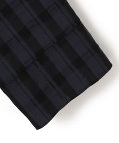 ICB シアーチェックジャカード クロップドジャケット