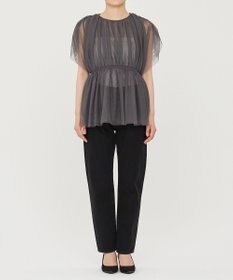 uncrave 【洗濯機洗い可】カクテル チュール ブラウス（uncrave STANDARD）