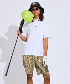 PW CIRCULUS 【吸水速乾 / UV遮蔽率99% UVカット / ストレッチ】【MEN】アニマルグラフィックモックT ゴルフ