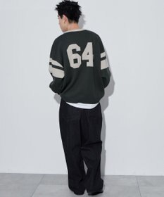 WEGO 【ユニセックス着用ITEM】ジャガードスリーブラインプルオーバー