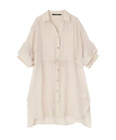 YECCA VECCA シアー2way袖バルーンチュニック