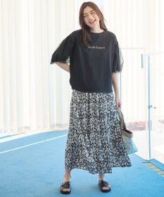 ANY 【洗濯機可/接触冷感/UVケア】エニィファンクションバルーンスリーブTシャツ