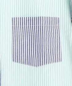 J.PRESS YORK STREET 【UNISEX】クレイジーパターン バンドカラーシャツ