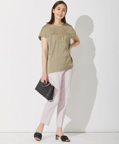 自由区 【接触冷感・撥水防汚加工】COOLMAX テーパードパンツ