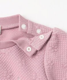 組曲 KIDS 【90-100㎝】フラワーキルト トレーナー