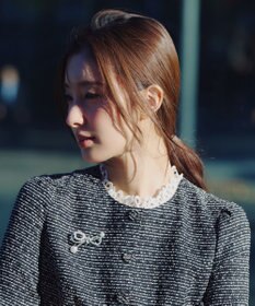 TOCCA SHAKE RIBBON 2WAY BROOCH NECKLACE ブローチネックレス