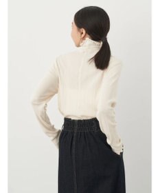 earth music&ecology コットンシアータートルネックプルオーバー