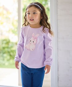 ANY KIDS ガーリーアート 長袖Tシャツ